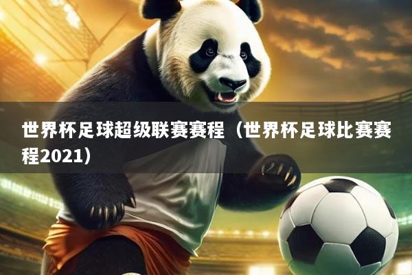 世界杯足球超级联赛赛程(世界杯足球比赛赛程2021)