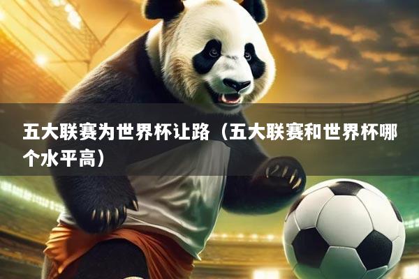 五大联赛为世界杯让路(五大联赛和世界杯哪个水平高)
